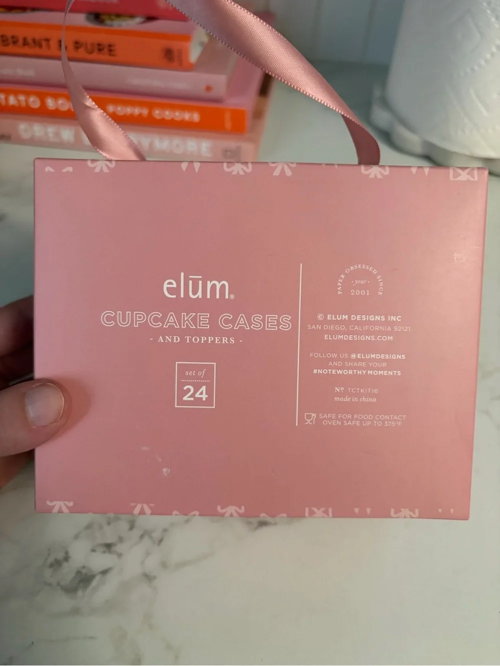 Pink Cupcake Liners & Toppers Set - 24 Count